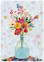 C114 Jehanne Weyman ansichtkaart - boeket bloemen