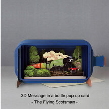 MIB138 Message in a Bottle kaart - Flying Scotsman