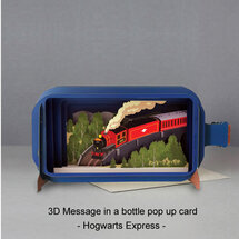 MIB139 Message in a Bottle kaart - Hogwarts Express