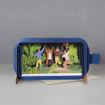 MIB146 Message in a Bottle kaart - feest