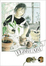 16203 ansichtkaart maanden Lena Anderson - februari