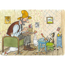 bureauonderlegger 3319 Pettson en Findus - eten - 42 x 30 cm