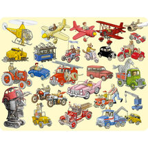 bureauonderlegger 3310 - auto vliegtuig vervoermiddelen - 42 x 30 cm