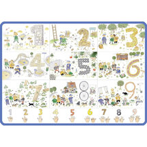 bureauonderlegger 3341 - cijfers - 42 x 30 cm