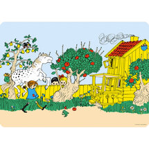 bureauonderlegger 3304 Pippi Langkous - vila kakelbont - 42 x 30 cm