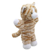 PC006203 Eco Walking Puppet Cat (ginger) Kat (roodharig) - handpop