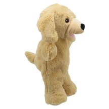 PC006208 Eco Walking Puppet Labrador (yellow geel) - handpop