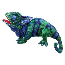 PC009713 Chameleon (Blue-Green) - Kameleon (Blauw-Groen) - Large Creatures - handpop