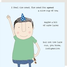 GF473 – rosiemadeathing wenskaart Gin & Frolics - speed