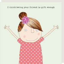 GF399 – rosiemadeathing wenskaart Gin & Frolics - gift enough
