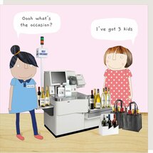 BB050 – Rosie made a thing - Babble wenskaart - three kids