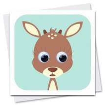 STR070 wenskaart Stripey Cats - bos Deidre Deer