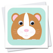 STR077 wenskaart Stripey Cats - boerenerf Holly Hamster