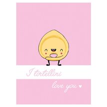 SA410 - Fusilli Reasons wenskaart Santoro -  I tortellini love you