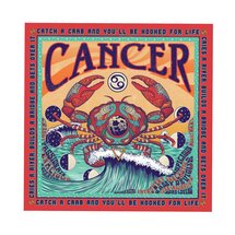 ZD04 - Zodiax wenskaart Santoro - Cancer (kreeft)