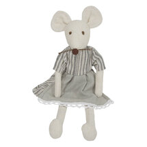 WB004225 Mouse - Muis in jurk - Wilberry Linen