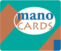 topkaart voor kaartenmolen - mano cards - groen