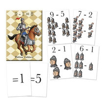 rekenspel  9 - 1 = 8 Ridders - 31740