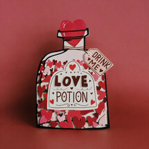 AL205 Laser uitgesneden wenskaart - love potion