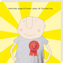 SSF007 – Rosie made a thing wenskaart - another magnificant year of fathering
