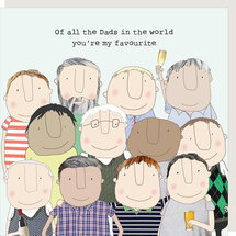 SSF013 – Rosie made a thing wenskaart - of all the dads in the world you're my favourite