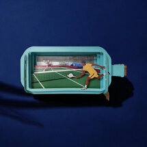 MIB303 Message in a Bottle kaart - tennis