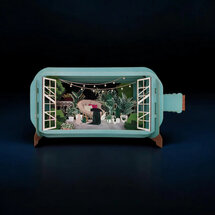 MIB311 Message in a Bottle kaart - tuin