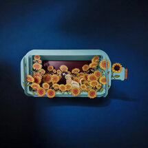 MIB313 Message in a Bottle kaart - zonnebloem katten