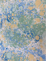 Luxe notitieboek gemarmerde omslag - gelinieerd - A5 - design Q16