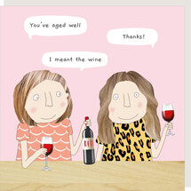 BB067 – Rosie made a thing wenskaart - aged well