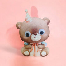 WHK037 wiebelhoofd wenskaart - knuffelbeer