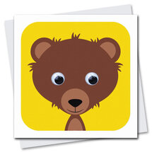 STR074 wenskaart Stripey Cats - Brenda beer