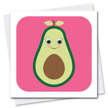 STR941 wenskaart Stripey Cats - Avril Avocado
