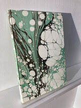 Luxe notitieboek gemarmerde omslag - A5 - design A9