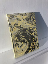 Luxe notitieboek gemarmerde omslag - 12x17 cm - design C1 