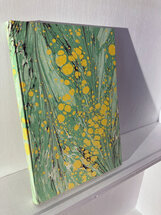 Luxe notitieboek gemarmerde omslag - gelinieerd - A5 - design A1