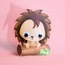 WHK043 wiebelhoofd wenskaart - egel