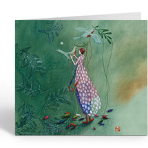 QB23904 wenskaart gaelle boissonnard - borduren