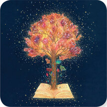 BAR305 Jehanne Weyman kaart - boom met motten