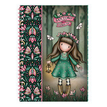 1336GJ02 - Gorjuss in The Forest - Spiraalgebonden notitieboek met bladwijzers - Woodland Wildflower