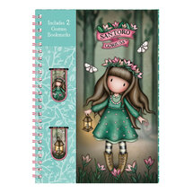 1336GJ02 - Gorjuss in The Forest - Spiraalgebonden notitieboek met bladwijzers - Woodland Wildflower