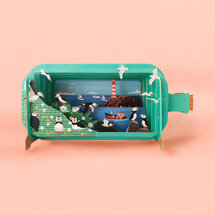MIB316 Message in a Bottle kaart - puffin