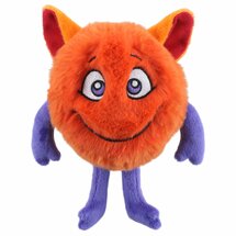 PC005054 set van 8 Micro-Monsters met display - vingerpoppen