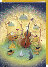 D081 - wenskaart Jehanne Weyman - muziek