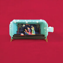 XMIB128 Message in a Bottle kerstkaart - 3 koningen