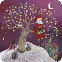 kBA667 Izou kerstkaart - kerstman