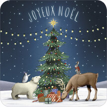 kBA670 Rosie Hilyer kerstkaart - kerstboom