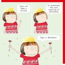 xBB027 – rosiemadeathing kerstkaart Babble - real meaning