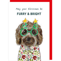 xTT007 – Rosie made a thing - Tipp Top kerstkaart - furry