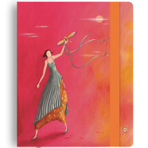 sQB23643 Notitieboek Gaëlle Boissonnard - glimlach van de wind (10 x 12,5 cm)